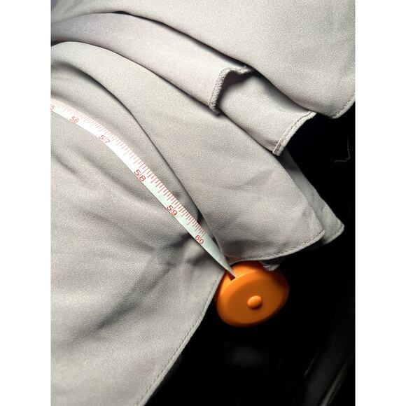 Davids Bridal crinkle chiffon‎ spaghetti strap wrap bridesmaid dress womens 6 - Picture 13 of 13